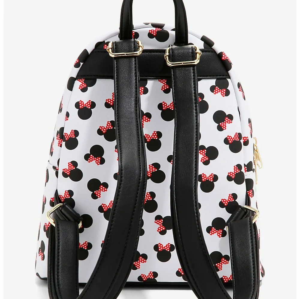 Loungefly Minnie Polkabows mini backpack and cardholder